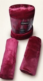VENESA 3-Piece Luxury Plush Blanket Set – Super Soft & Warm Bed Cover Set – Image 2